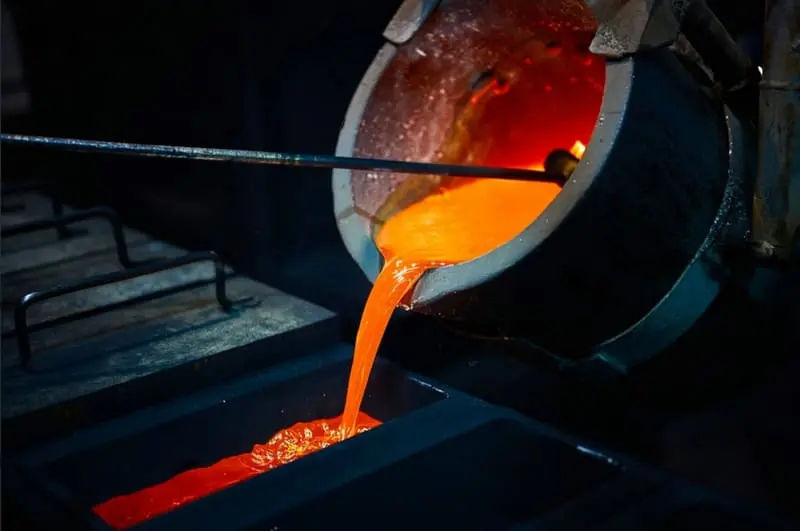 Preheating the Induction Furnace